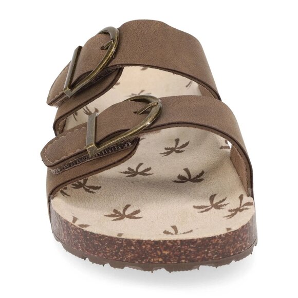 Wonder Nation Little & Big Boys Two Buckle Sandals, Size 1, Slip-On, Medium - Picture 3 of 7